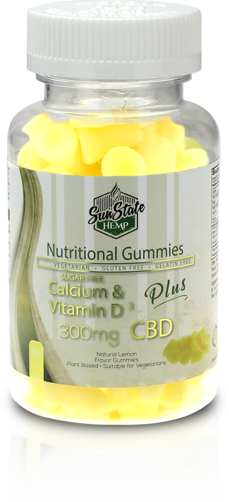 CBD VITAMINS NUTRITIONAL GUMMIES CALCIUM \u0026 VITAMIN D 300 ...